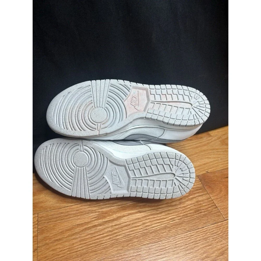 Nike Dunk Low SE Winter Storm Mens Size 9.5 White Gray Athletic Shoes Sneakers